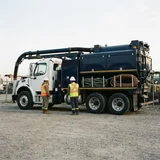 The Metro Hydrovac Toronto Crew, hydrovac crew on site